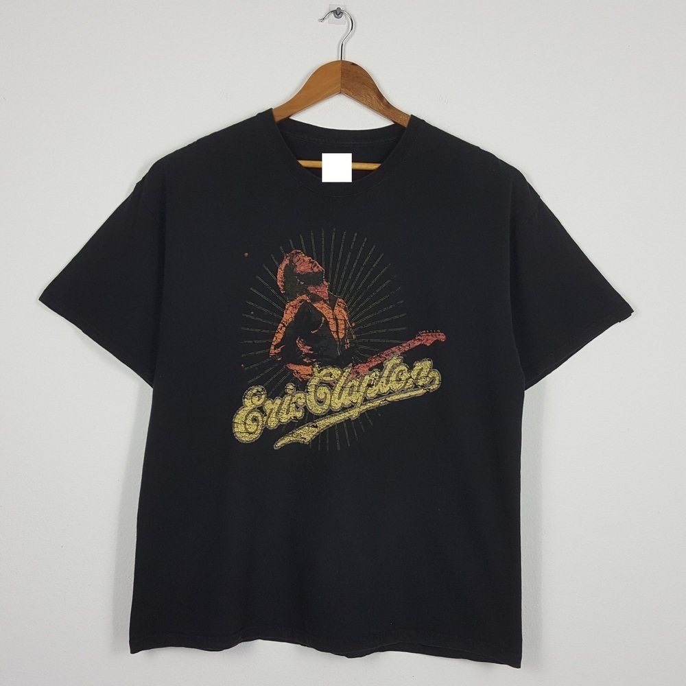 Eric Clapton Retro Blues Rock Guitar Music Fan T-Shirt